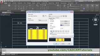 AutoCAD Table Command Tutorial Complete | Table Style Settings, Table Edit, Formula