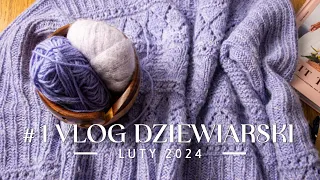 VLOG dziewiarski #1 - co  w lutym na drutach, Arctic Light i Salty Days sweater