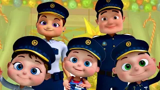 Police Finger Family & More Nursery Rhymes & Kids Songs | Baby Ronnie Rhymes | Zool Babies Fun Songs