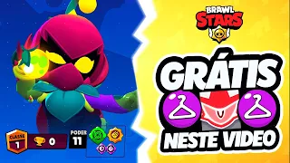 LIBEREI  LILY NIVEL MÁXIMO e TEM 2 SKINS GRÁTIS NESTE VÍDEO! BRAWL STARS