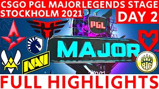 CSGO Major PGL Stockholm 2021 Legends Stage Day 2 Full Highlights | Aces and Clutches 2021 1080p HD