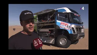 France 4 Dakar - Philippe Jacquot & Camion Hydrogène GAUSSIN