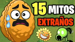 15 MITOS y COSAS EXTRAÑAS de PLANTAS VS ZOMBIES (PvZ 1 y PvZ 2)