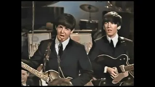 The Beatles - She Loves You - Live In Drop In Sweden [COLORIZED]