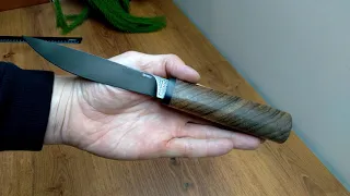 Шикарный якутский нож с односторонней заточкой