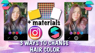 Change Hair Color In Spark AR Studio In 3 Ways + Kira Kira + Blush + LUT Filter + Materials