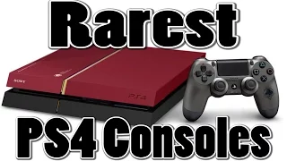 Top 5 Rarest PS4 Game Consoles (Rarest PS4 Systems)