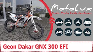 Geon Dakar GNX 300 EFI мотоцикл відеоогляд || Геон Дакар ДжиНИкс 300 Ефи мотоцикл видеообзор