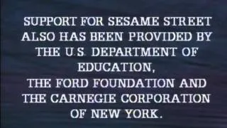 Sesame Street Funding Credits (1993)