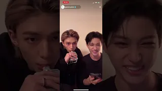 Felix & Hyunjin Tik Tok live on 06/16.