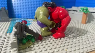 Hulk and War Machine vs. Red Hulk, Lego Stop Motion