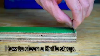 How To Clean A Knife Sharpening Strop | How To clean a Buffing Wheel