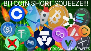 WARNING: BITCOIN SHORT SQUEEZE!!! RIPPLE CBDC NEW PARTNERSHIP!!! CRO COIN METAVERSE EVENT! ETH XRP