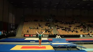 THOMAS Braida (AUS) - 2015 Trampoline Worlds - Qualification Double Mini Routine 1