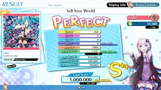 Tell Your World 【ACTIVE 7】 PERFECT 【GROOVE COASTER WAI WAI PARTY!!!!】