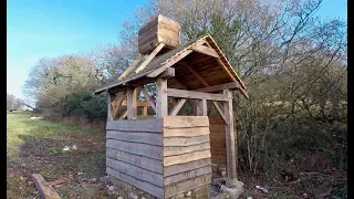 Off Grid Solar Shower and Compost Toilet part 3