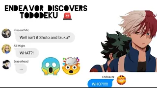 Endeavor discovered the truth about TodoDeku!!