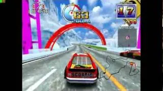 Daytona USA 2 Power Edition - Taking 1st Place on Challenge Course