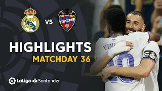 Resumen de Real Madrid vs Levante UD (6-0)