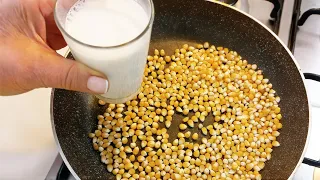 IF YOU HAVE 1 GLASS OF CORN AND MILK! TRY THIS RECIPE! INCREDIBLY GOOD!    (HD)