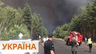 В Луганской области горят леса, жителей двух поселков эвакуируют