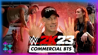 Behind the Scenes of WWE 2K23's Commercial with John Cena, Cody Rhodes, Rhea Ripley and more!