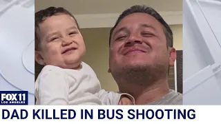 Dad leaves behind wife, couple's 1-year-old son after shot in LA Metro bus