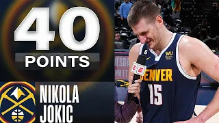 Nikola Jokic's TRIPLE-DOUBLE Performance In Nuggets W! - 40 PTS, 17 REB & 10 AST | February 26, 2023