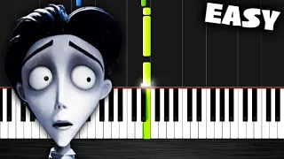 Victor's Piano Solo (Corpse Bride) - EASY Piano Tutorial by PlutaX