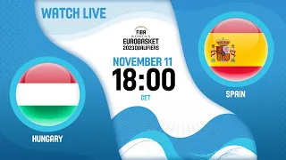 FIND MY IN UPLOADS - Hungary v Spain | FIBA Women's EuroBasket 2023 Qualifiers