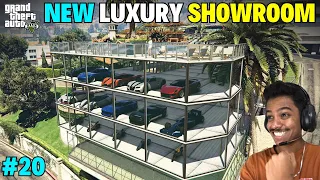 MY NEW LUXURY SHOWROOM | GTA 5 #20 GAMEPLAY | GTA V #20 | ASHU GAMING