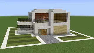 Minecraft - How to build a modern suburban house