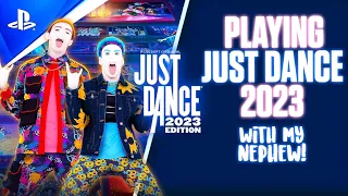 PLAYING JUST DANCE 2023 WITH MY NEPHEW | PS5 Gameplay