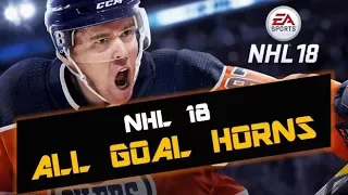 NHL 18 - All Goal Horns!