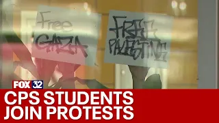 Chicago high school students join protests at University of Chicago