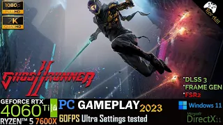 Ghostrunner 2 on RTX 4060ti | Best Settings | PC Gameplay | 1080p60FPS | Ryzen 5 7600x