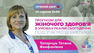 Прогнози для жіночого здоров’я в умовах реалій сьогодення. Подолаємо ці виклики.