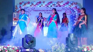 "NARAYANA EM SCHOOL TPT-SMPSG"🎊 FAREWELL CELEBRATION 🎊Song Andhamaina Retro Mashup...