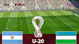 Argentina Vs Uzbekistan  | U20 FIFA World cup 2023 | eFootball PES 21