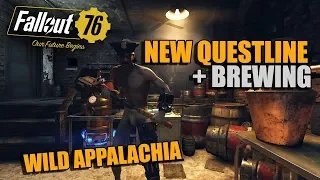 Fallout 76 - "Wasted on Nukashine" brewing questline in new DLC Wild Appalachia UPDATE