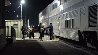 The Calif. Zephyr in Ft. Morgan on 16MAR2024