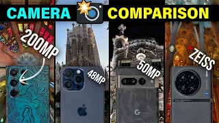 Galaxy S23 Ultra VS iPhone 14 Pro VS Pixel 7 Pro VS Vivo X90 Pro ( 2023 ) Barcelona, Spain