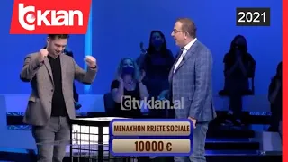 Per here te pare konkurrenti fiton 10 mije Euro tek Te Panjohurit - E Diela Shqiptare, Tv Klan