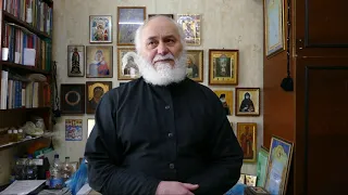 Протодиакон Григорий. Видео-поздравление В.Г. Захарченко с 83-х летием.