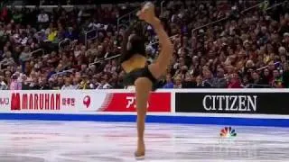 Kim Yu Na 2010 Vancouver Olympics Ladies Figure Skating SP Fluff NBC
