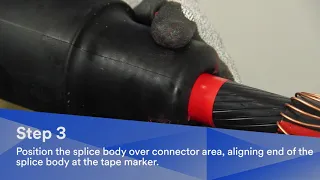 How to install 3M™ Cold Shrink QS-III Splice Kit for JCN Cables.