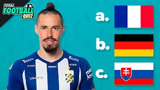 GUESS THE COUNTRY OF EACH PLAYER - EURO 2020 EDITION | QUIZ FOOTBALL 2021