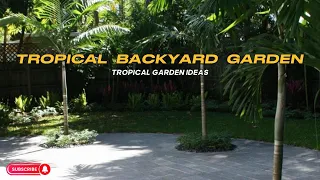Tropical Backyard Frontyard Garden | Tropical Garden Ideas | Tropical Backyard