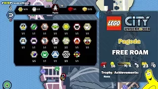 Lego City Undercover: Pagoda FREE ROAM (All Collectibles) - HTG