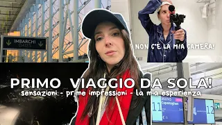 IL MIO PRIMO VIAGGIO DA SOLA | non c'è la camera nell'hotel che ho prenotato 😱 | maria silvestro..